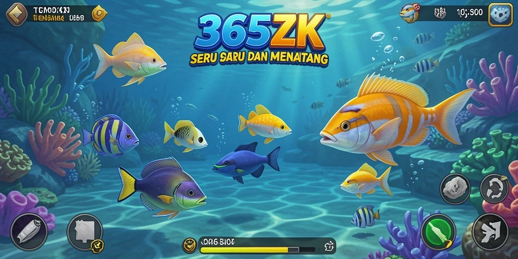 Tangkapan layar gameplay Tembak Ikan yang seru dan penuh aksi.