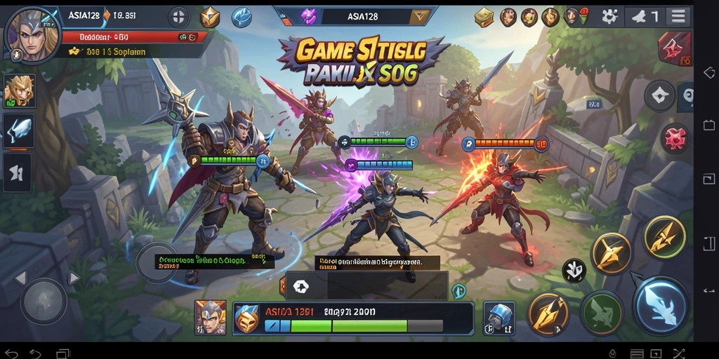 Tampilan menarik gameplay ASIA128 dengan elemen SLG yang mendalam.