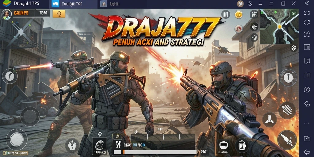 Screenshot menampilkan gameplay mendebarkan DRAJA777 dengan grafis tinggi.