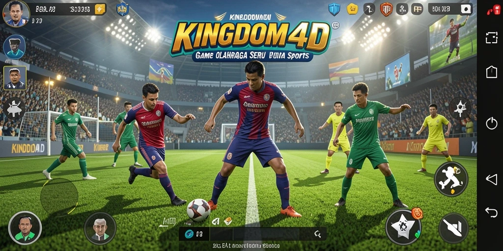 Tampilan gameplay KINGDOM4D yang mendebarkan dan realistis