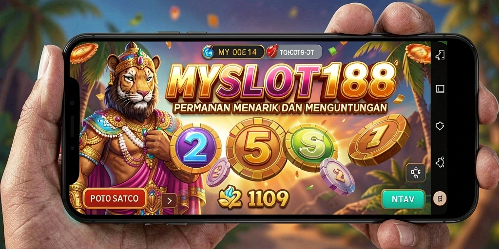 Tampilan gameplay slot yang menarik dan interaktif di MYSLOT188.