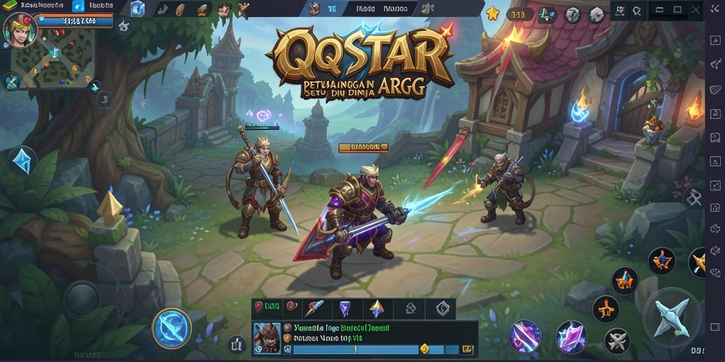 Gameplay seru dan tantangan mengasyikkan dalam QQSTAR.