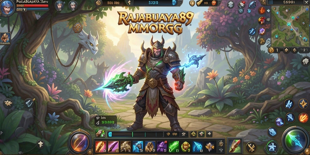 Tampilan gameplay RAJABUAYA89 yang mengesankan dalam dunia MMORPG.