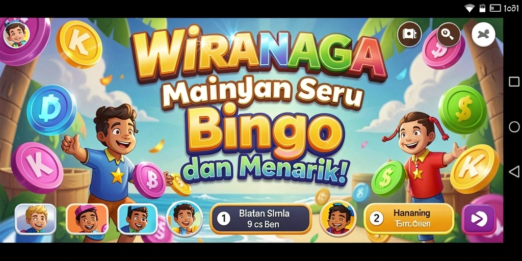 Tampilan gameplay WIRANAGA yang seru dan interaktif.