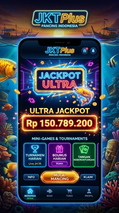 Tampilan aplikasi jktplus dengan berbagai kategori aplikasinya.